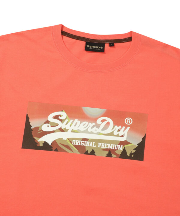 MOUNTAIN LOGO T SHIRT CORAL SDUISCP64 KCRL 3